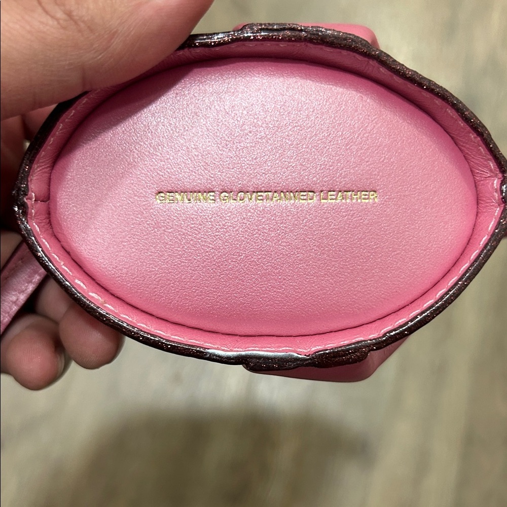 Coach Pink Coin Purse with Clip - Picture 5 of 6